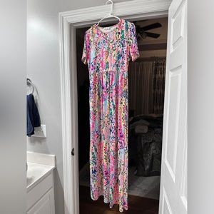 Boutique Maxi multicolor dress